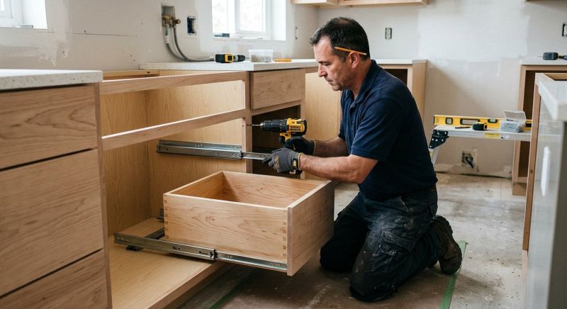 Cabinet Drawer Remodeling in Bloomington, IN