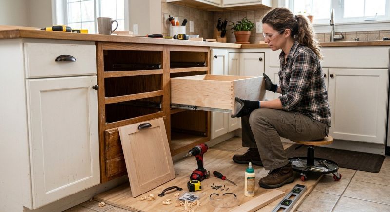 Kitchen Drawer Installation in Dayton, OH