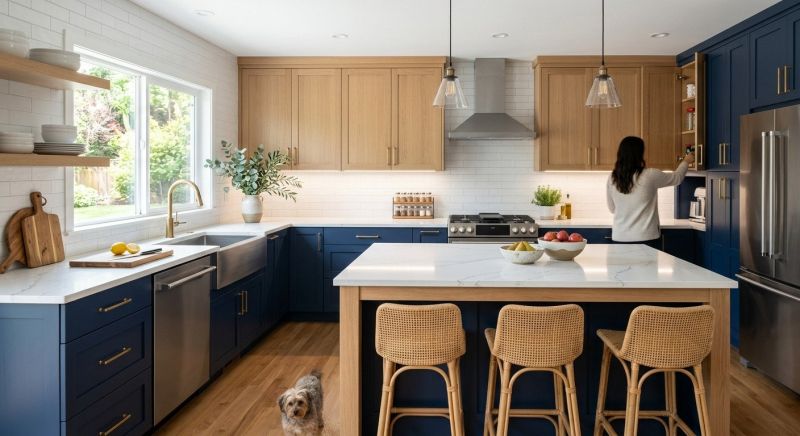 Kitchen Island Installation in Carmel, IN