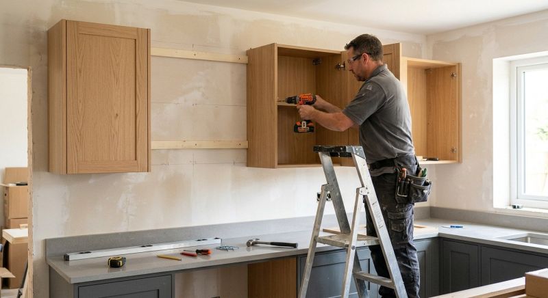 Wood Cabinet Installation in Carmel, IN