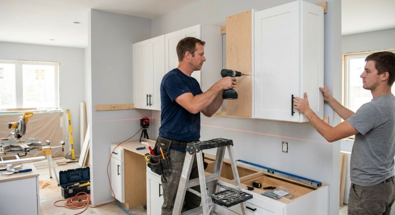 Wood Cabinet Installation in Bloomington, IN